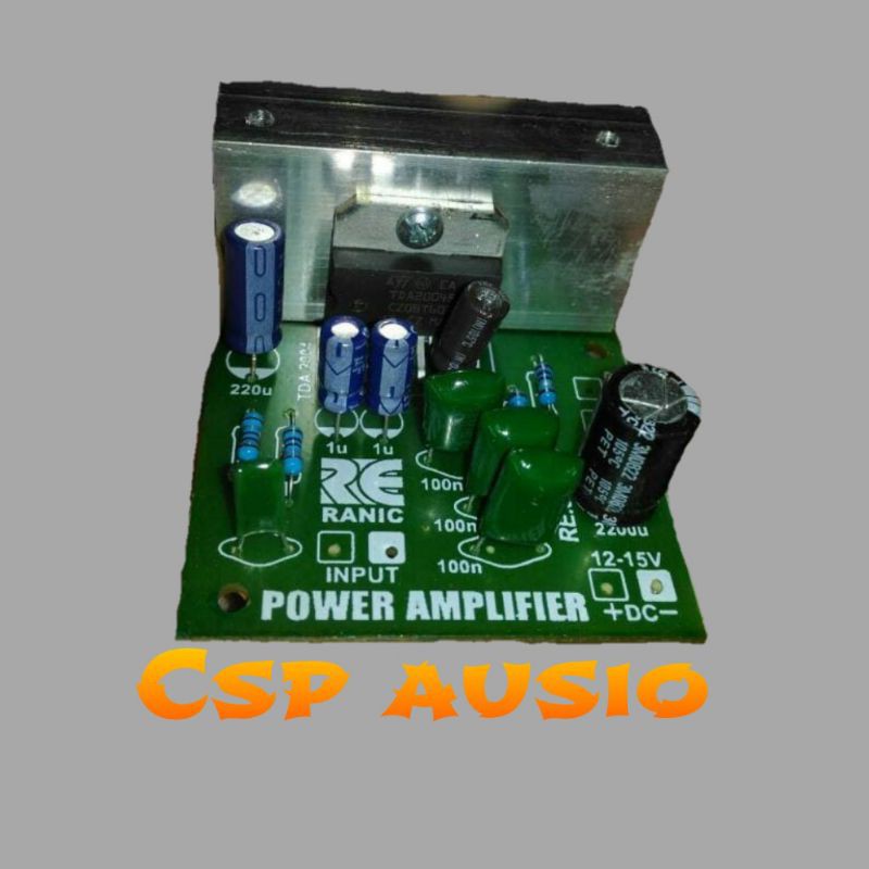 Kit power amplifier TDA.2004-2005 mono