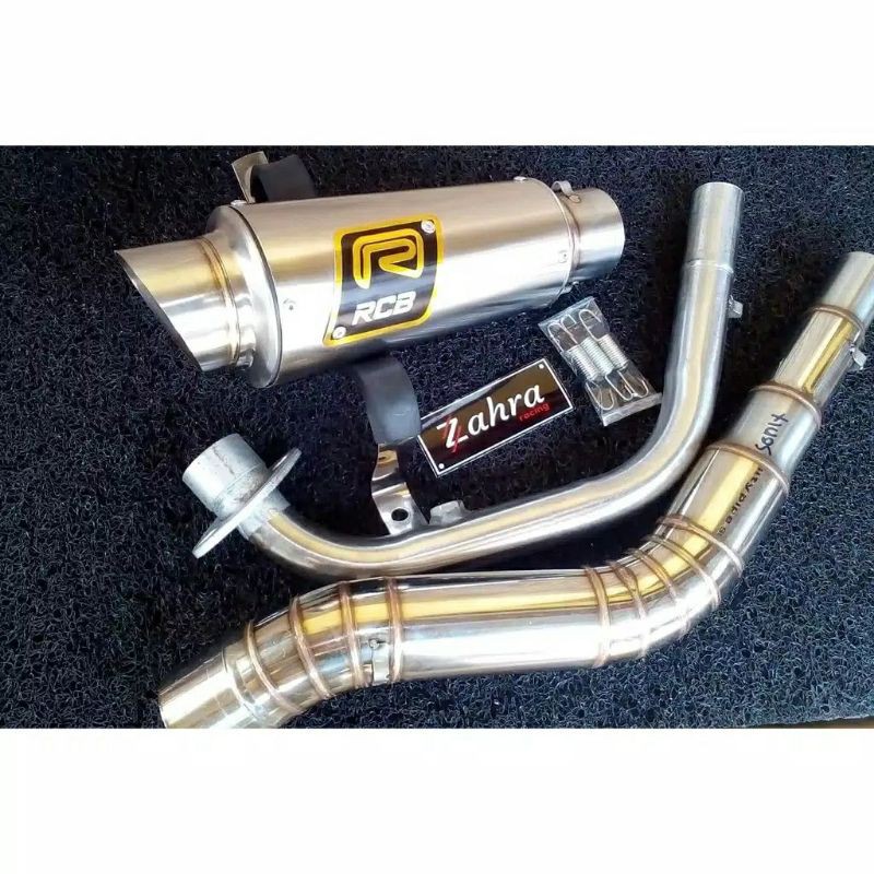 knalpot racing rcb untuk cbr150r fullsystem