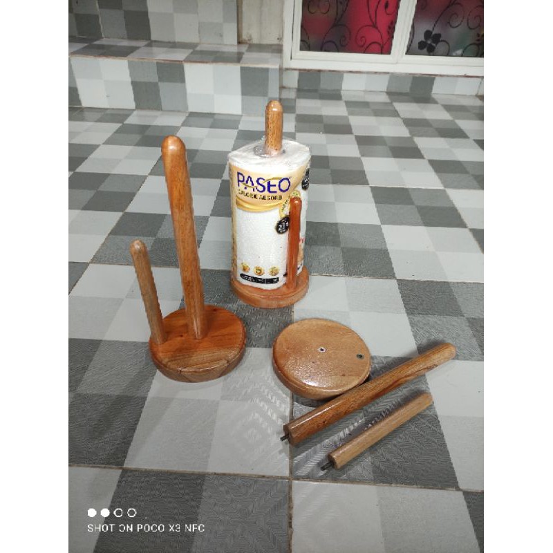 Tempat Tisu Roll / Tempat Tisu Gulung / Roll Tissue (bongkar pasang)