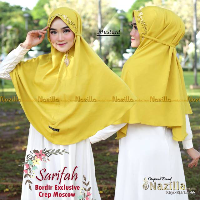 {ORIGINAL NAZILLA} Jilbab/Hijab Instan Khimar Nazilla Sarifah