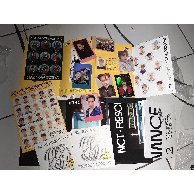 NCT 2020 ALBUM RESONANCE PT.2 ARRIVAL DEPARTURE PHOTOCARD HAECHAN MARK XIAOJUN TAEIL