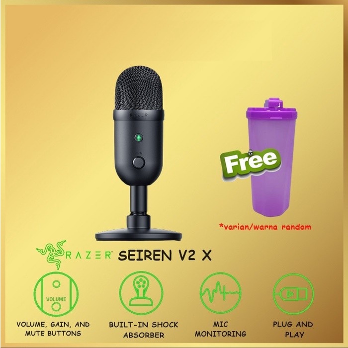 Razer Seiren V2 X USB Microphone for Streamers V2X