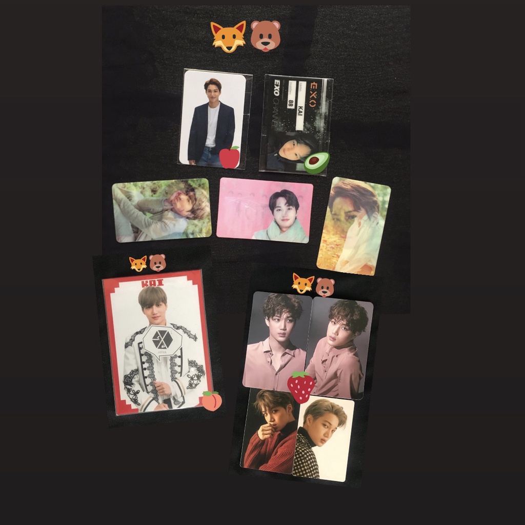Official Photocard Japan Visa Channel ID Adventure Sticker For Life COEx Sing For YOu  EXO KAI Jongi