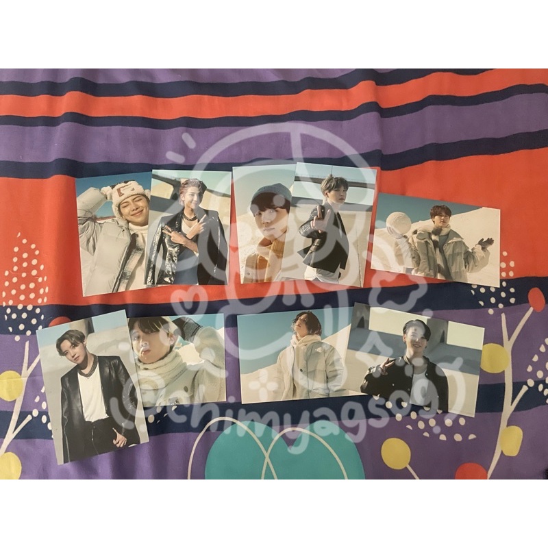 [READY] postcard bts memories 2020 bluray dan winter package official bts photocard. jimin, jungkook
