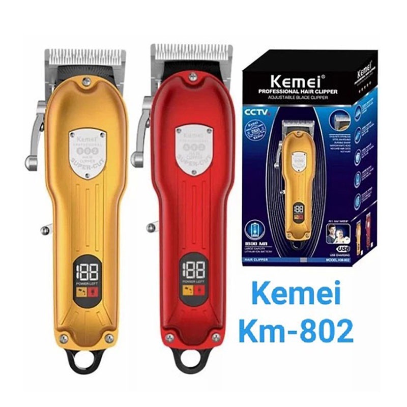 Kemei KM-802 Hair Taper Clipper Alat Cukur Rambut