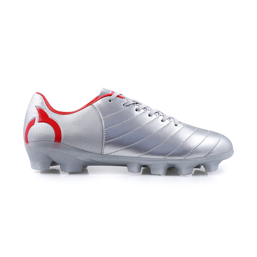 Sepatu bola Ortuseight cygnus fg silver red