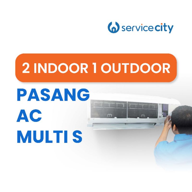 Jasa Pasang AC Multi S, 2 indoor 1 outdoor