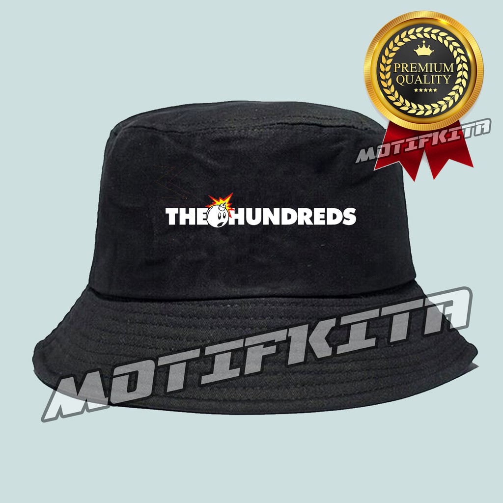 Topi Bucket THE HUNDREDS Keren Pria dan wanita polos polosan WARUNG KAOS