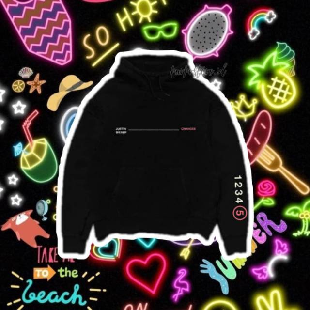 CHANGES HOODIE JUSTIN BIEBER MERCHANDISE