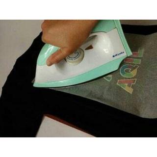 Transfer Paper Dark A4 1 Lembar Blueprint (R-2086) GROSIR PRAKARYA MALANG Kertas Foto Mengeblat Kaos Sablon Shirt T-Shirt Glossy Smooth Halus Cetak Biru Murah Cheap Sublim Sumblime High Quality Baju Clothes Fabric Easy Vivid Color Satuan Blue Print DIY