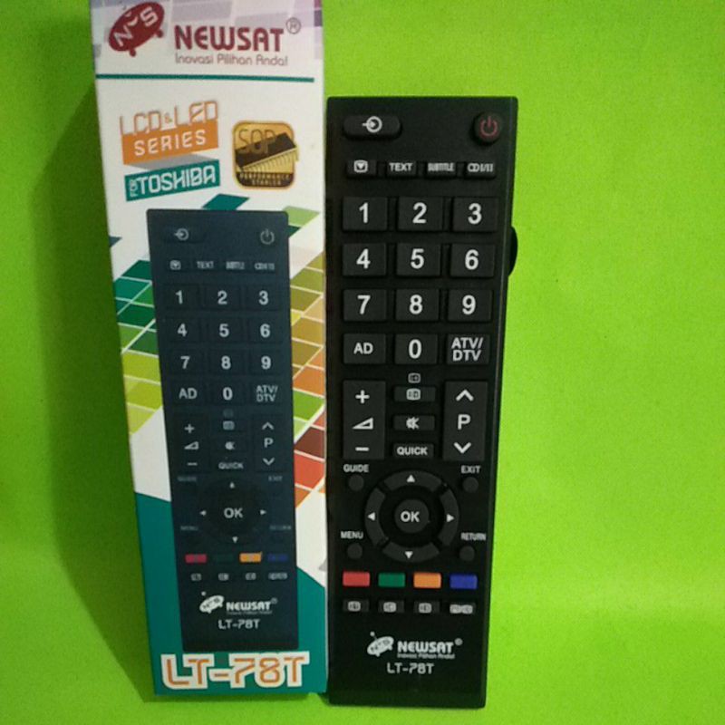 REMOTE REMOT TOSHIBA REGZA PLASMA LCD LED TABUNG SLIM FLAT