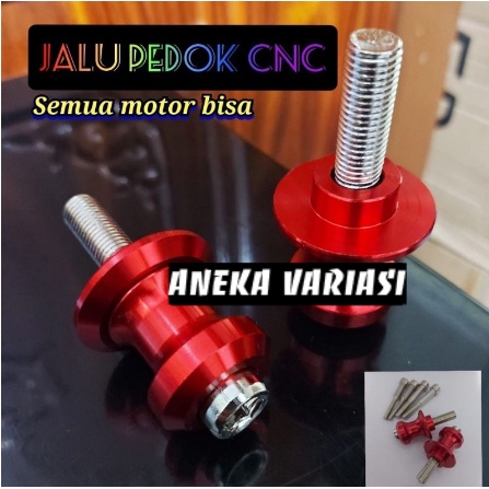 Jalu Pedok 3 Set Baut 10 12 14 Ninja 250 Z250 RR mono R15 Driv Merah