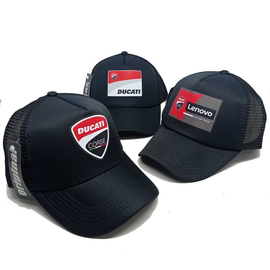 Topi Jaring Trucker Ducati || Baseball Ducati