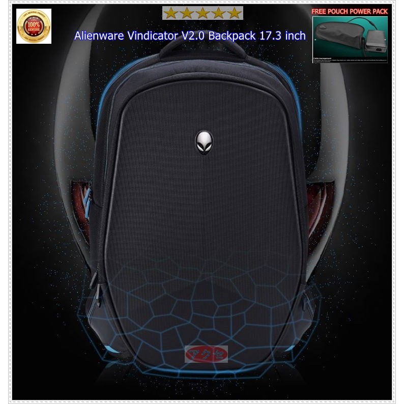 Backpack Game Tas Ransel Laptop Alienware Vindicator 17 Inch Original