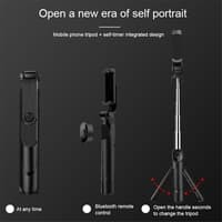 TBI Tripod Stick Tongsis Selfie Bluetooth Remote Monopod Holder Berdiri