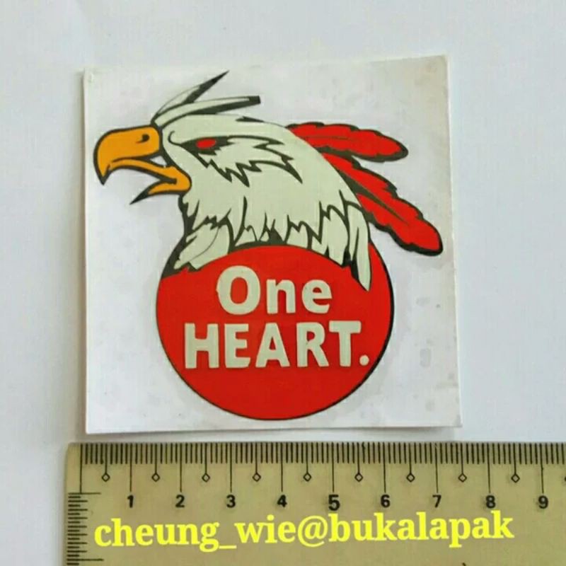 

Stiker / Sticker Cutting Eagle One Heart size 7cm