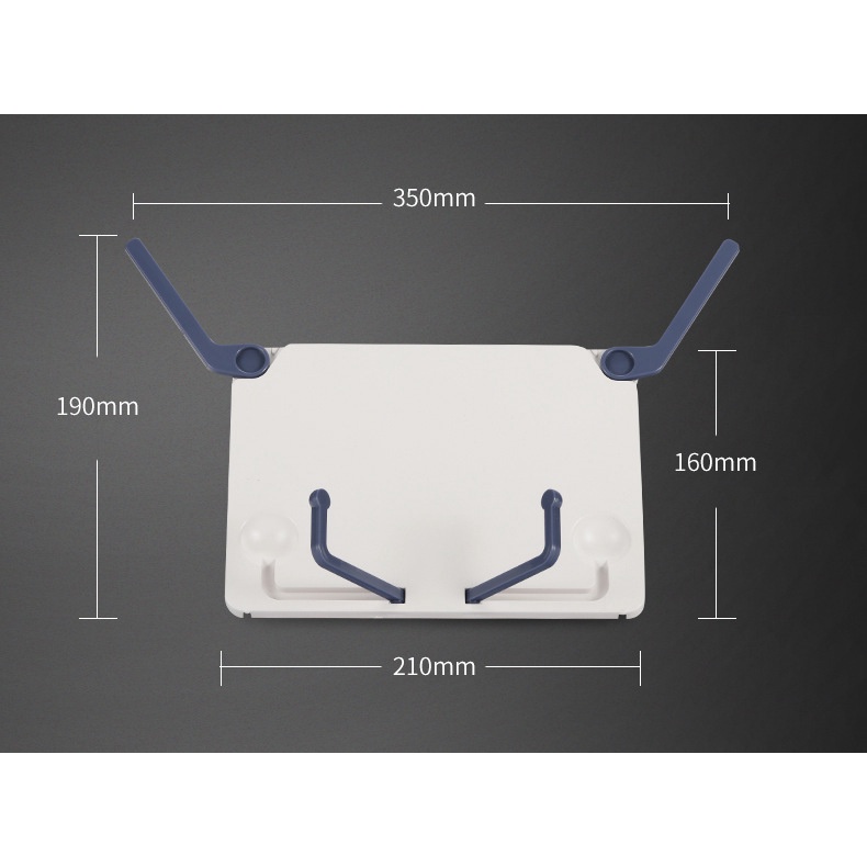 Protable Pegangan Buku Majalah Berdiri Reading Holder Book Stand Rak Tempat Buku