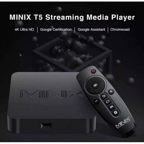 Android TV Box Minix Neo T5  - Google Certified Android 9.0 TV Box - RAM 2GB ROM 16GB