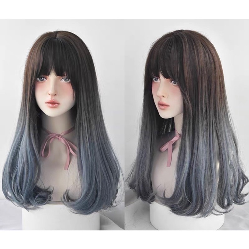 C8281 full wig korean blow 60 cm