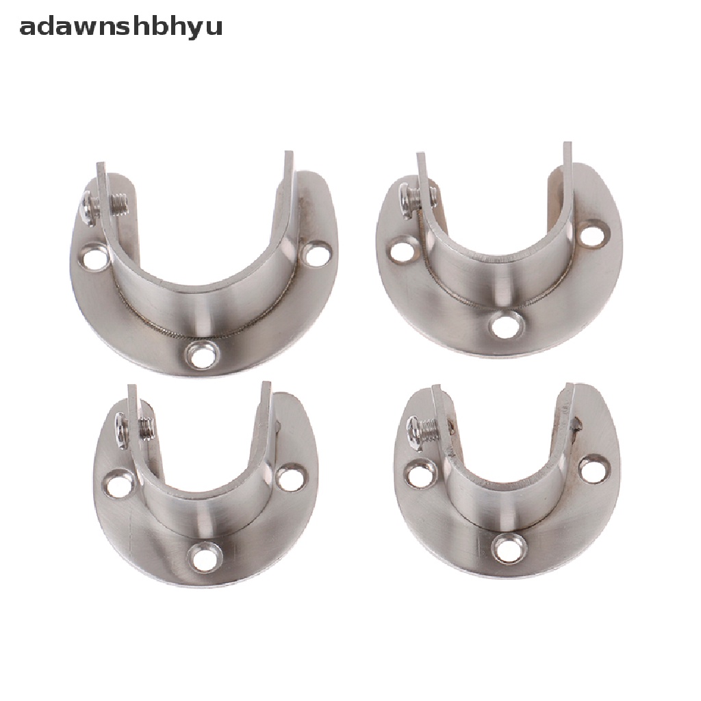 Bracket Lemari Adawnshbhyu19/22 /25 /32mm Stainless Steel Rod Socket Flange Rod Holder