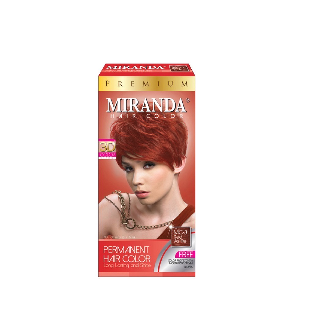 Miranda Hair Color MC 3 - Red As Fire 30ml