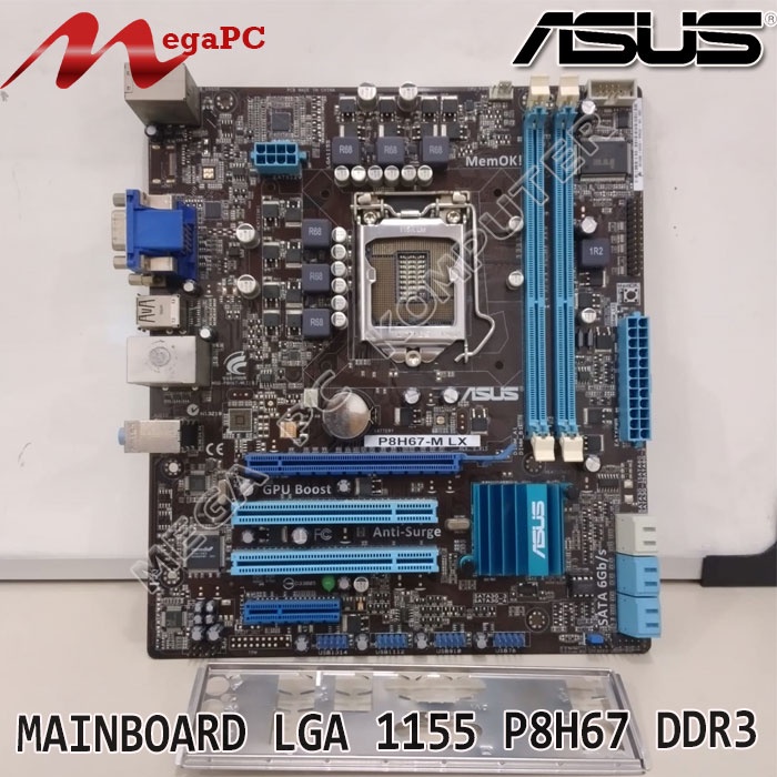 Mainboard Mobo Motherboard LGA 1155 H67 DDR3 Asus/Gigabyte