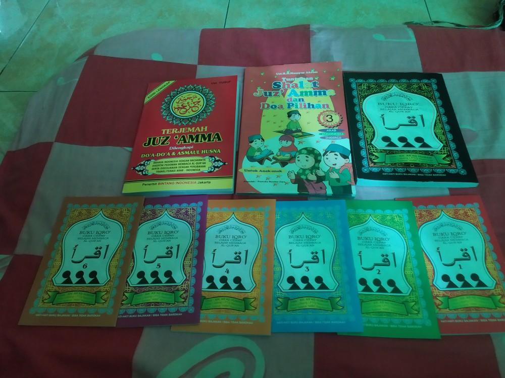 Buku IQRO JILID 1 s/d 6 / Isi 6 Buku Shopee Indonesia