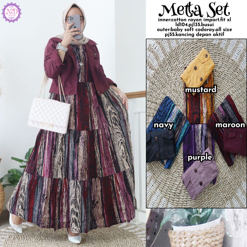 METTA SET ORIGINAL PRODUK BY N&amp;B