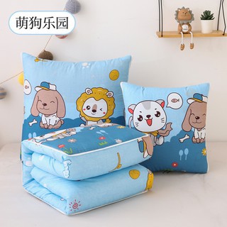 Bantal Selimut Mini Bahan Nano Cotton kain adem lembut Isi Serat Poliester