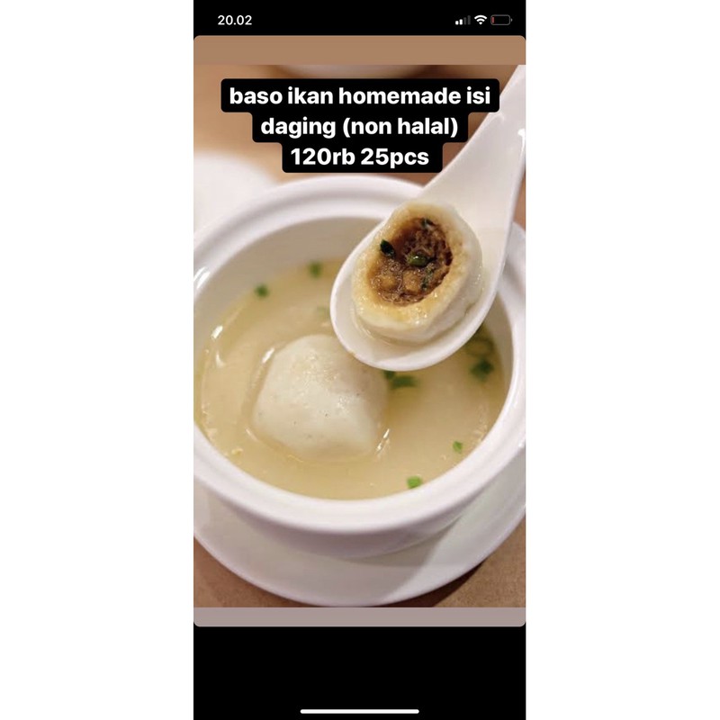 

Homemade baso ikan fuzhou non halal