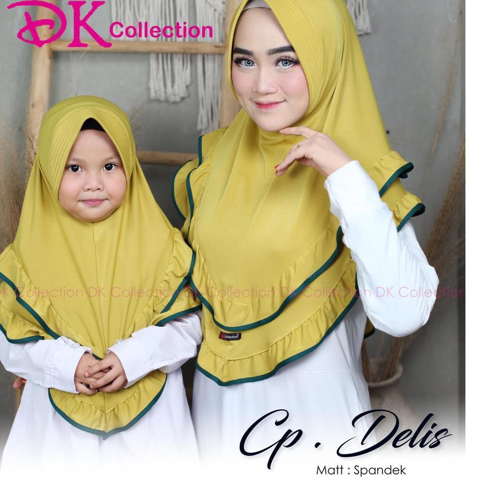 〘PGR〙 HIJAB COUPLE DELIS / JIBAB COUPLE IBU DAN ANAK ORI DK