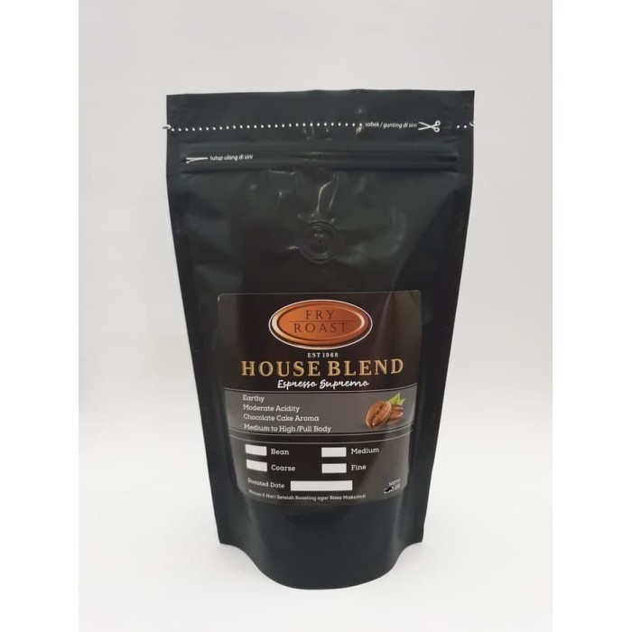 

t01thy Kopi House Blend Espresso Supremo 500 Gram Biji Dan Bubuk - Biji Ds20X11