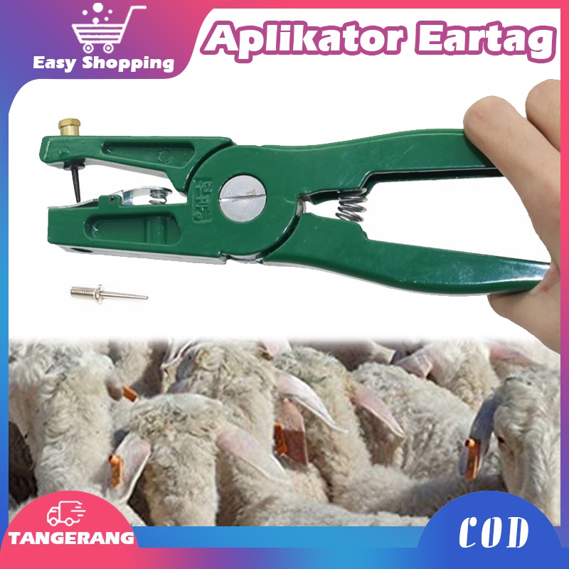 Aplikator Eartag Applicator Eartag Domba Kambing Sapi Babi Tang Applikator