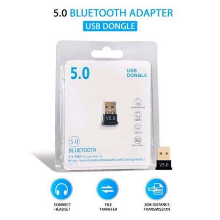 USB Bluetooth V5.0 Support windows 7, 8, 10, vista, XP, Mac