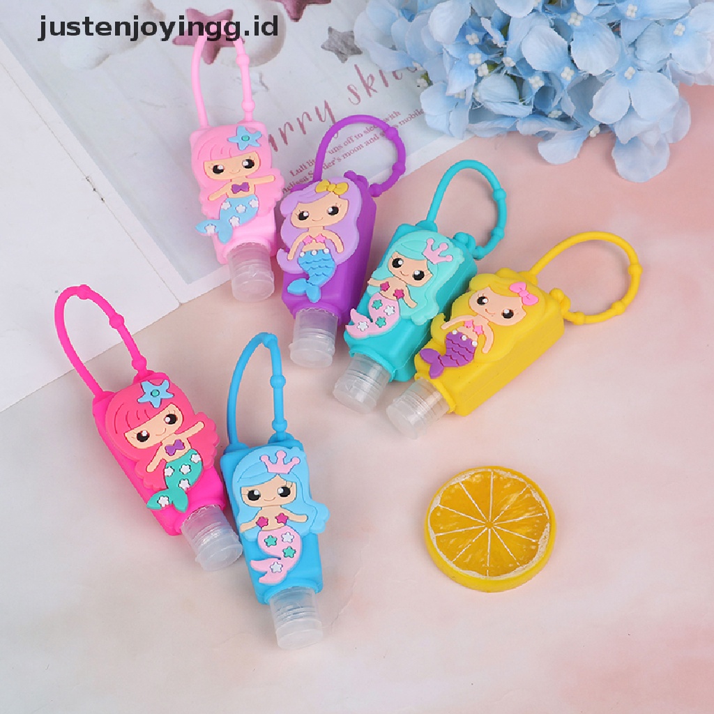 Botol Hand Sanitizer Bahan Silikon Anti Bakteri Desain Mermaid Untuk Mandi