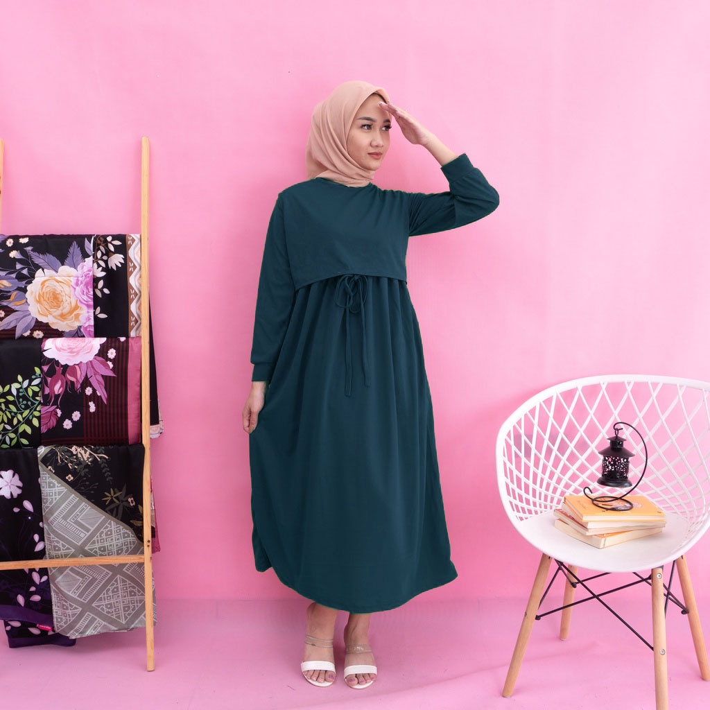 Freya Dress Gamis Muslim Wanita