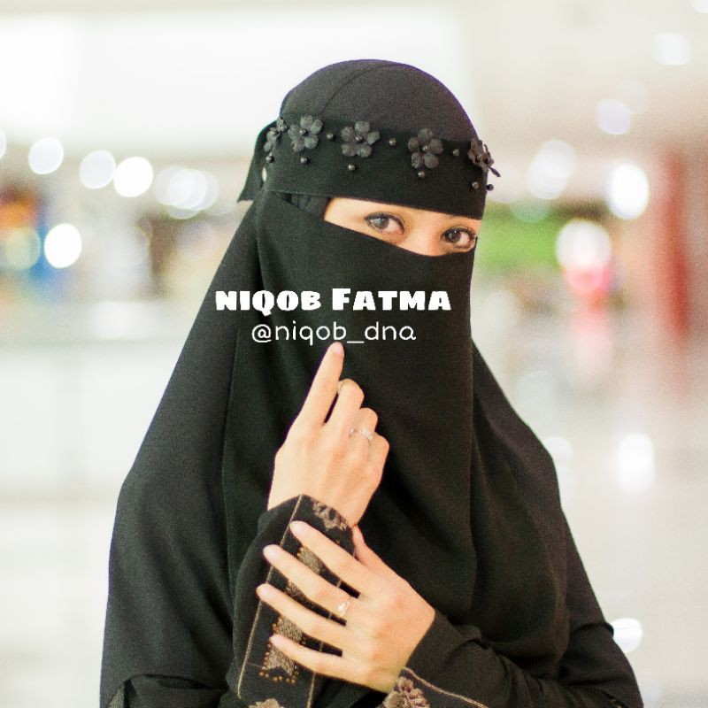 Niqab Bandana Fatma Cadar Niqob Viral Termurah By Habbabah