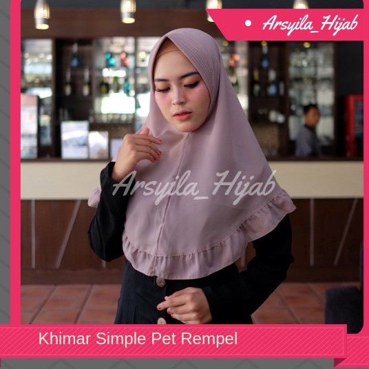  Jilbab  Instan Bergo Chic Safa Pet Antem  Anti Tembem Bahan 