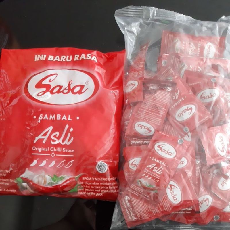 

Sasa Sambal Asli Sachet 9g