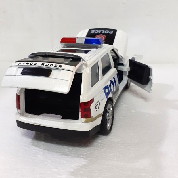 mainan mobil polisi DIECAST RANGE ROVER