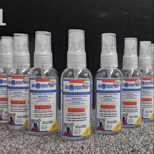 Biogenik Disinfektan Non Alcohol 60 ml