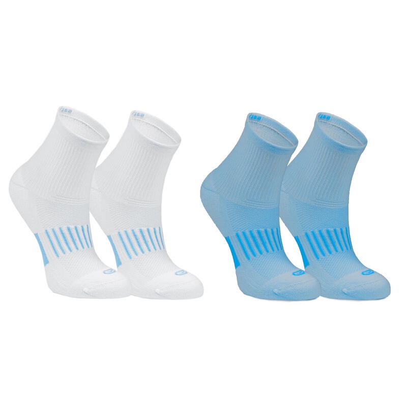 KALENJI AT500 Kaos Kaki Mid Anak Isi 2 Pasang Unisex
