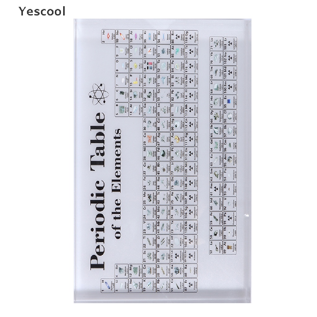 Yescool Tabel Periodik Kimia Bahan Akrilik Untuk Guru Sekolah