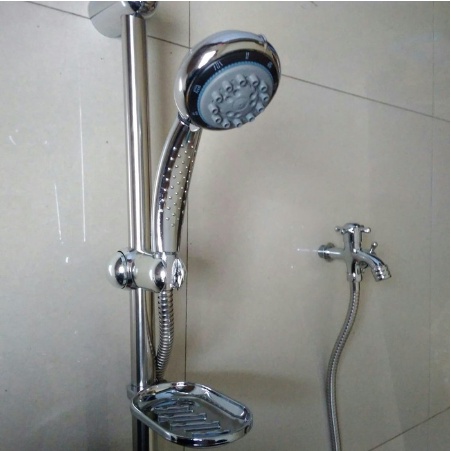 Paket Shower Tiang Shower Set + kran cabang/shower tiang set plus kran cabang/kran double