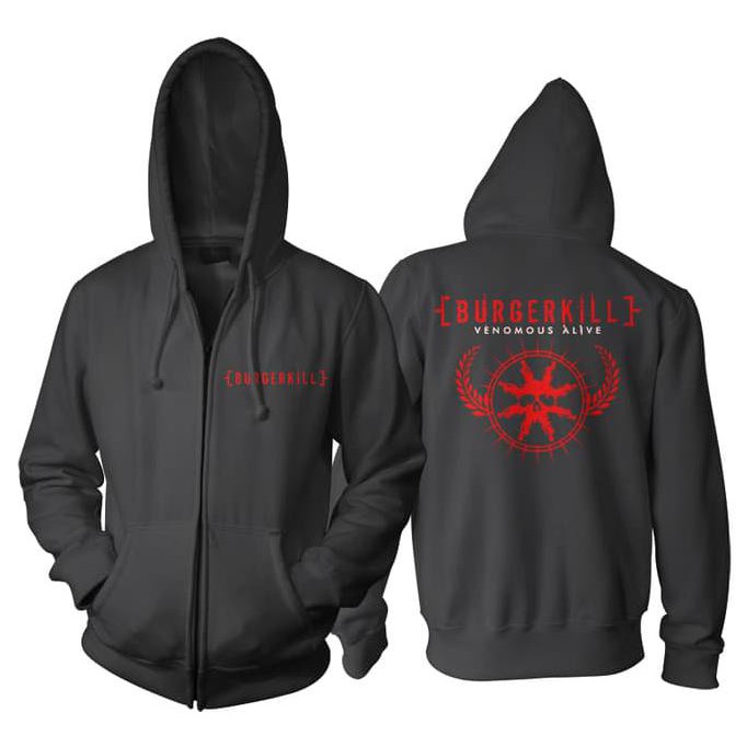 Jaket Burgerkill Hoodie Zipper