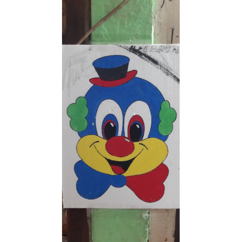 Lukisan Sterofoam Mewarnai