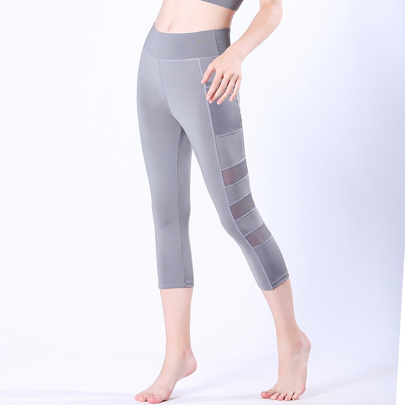 Yoga Legging Celana Olahraga Wanita High Waist Pants Polos Gym Fitness Yoga Running Sport KZ865