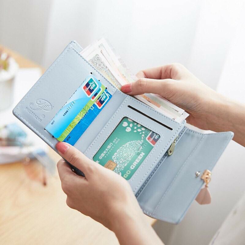 (COD) Dompet Lipat Fashion Forever Young Dompet Daun Dompet Kulit MALLSHOPPING