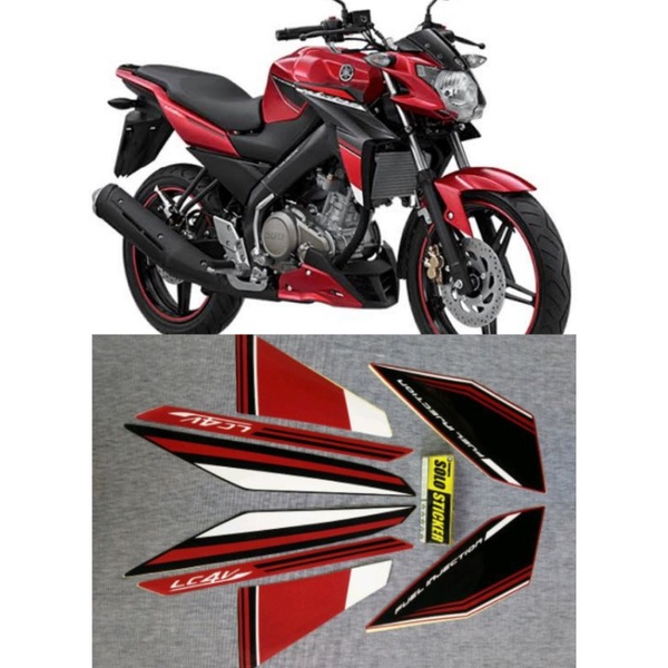 STIKER STRIPING VIXION 2015 MERAH