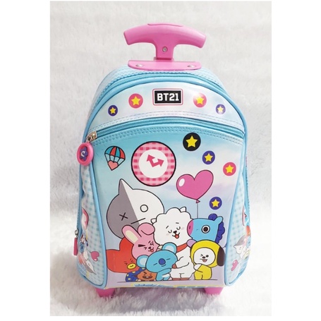 TASTROLLY ANAK PAUD , TAS TROLLY ANAK PEREMPUAN PAUD ,SD, TAS RODA ANAK TAS DORONG ANAK PAUD TROLLEY